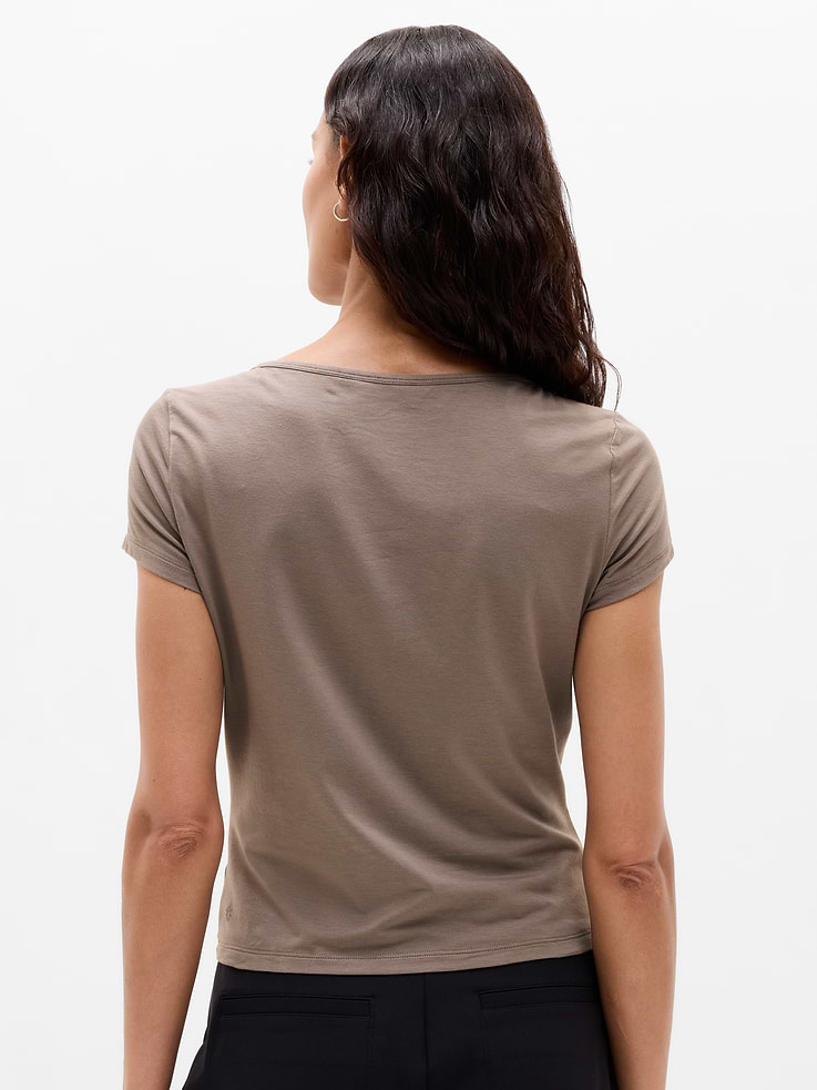 Image number 3 showing, Foundation Cap Sleeve Tee