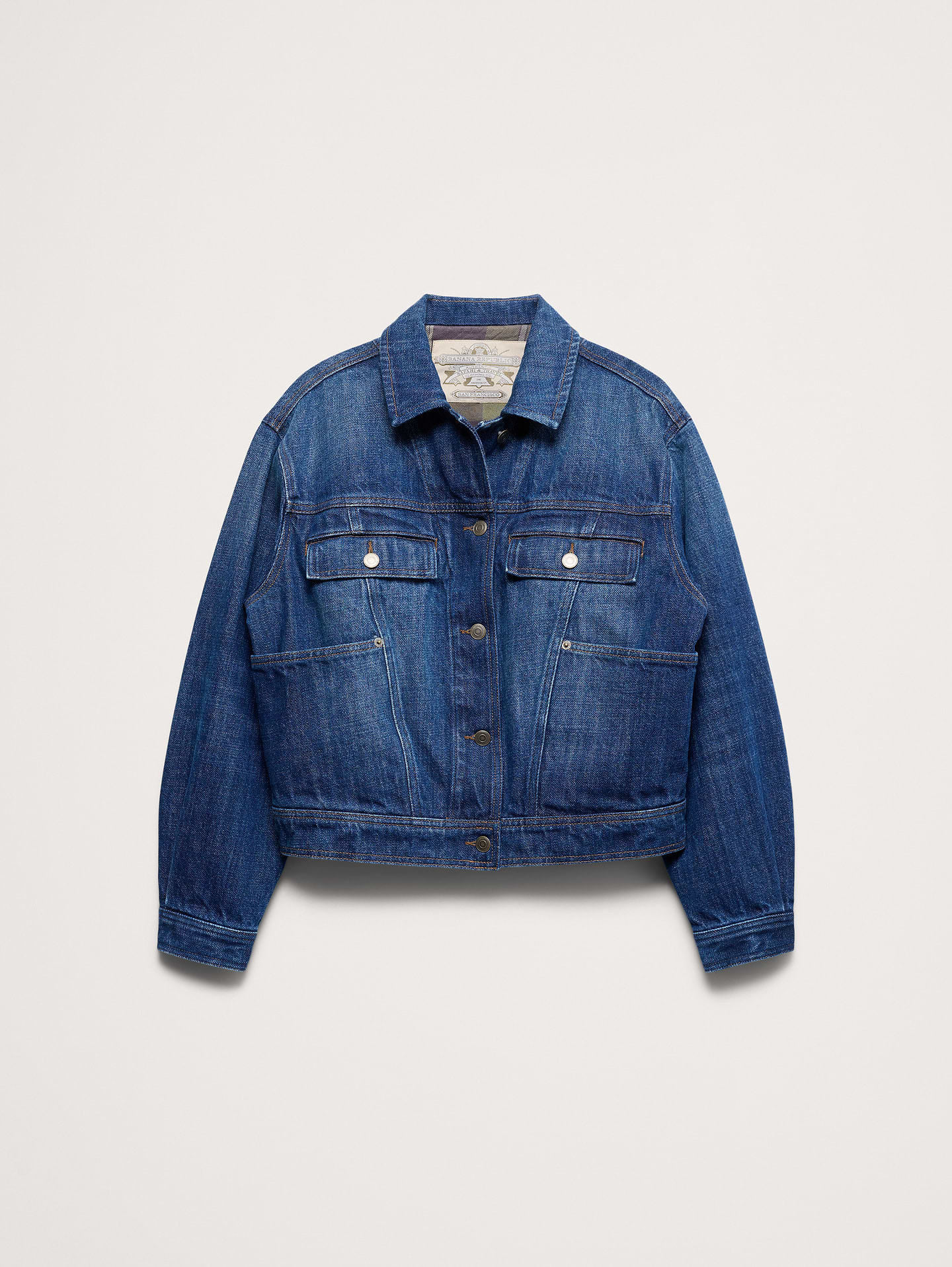 L'image numéro 5 présente Veste en denim Retour aux archives