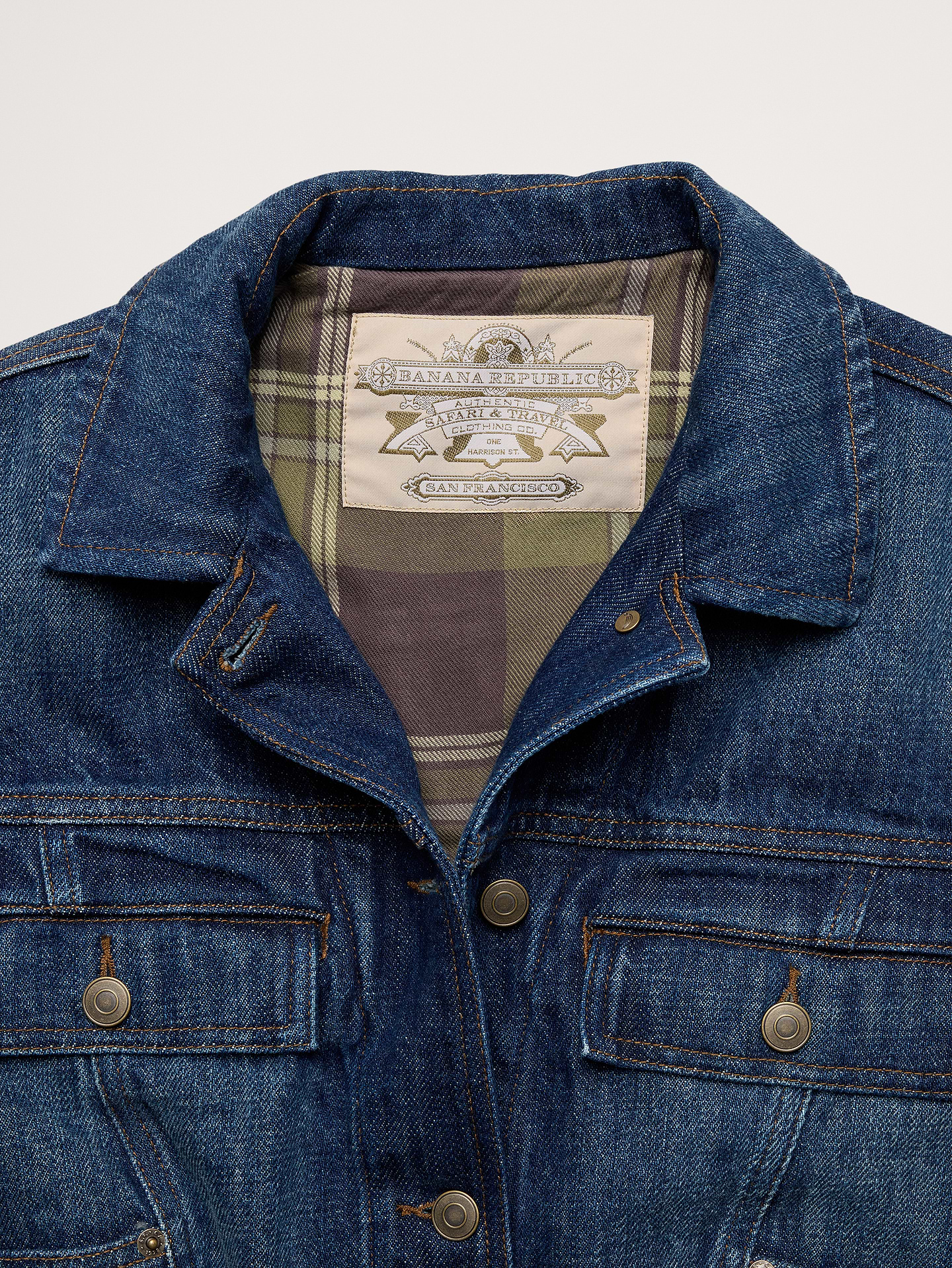 L'image numéro 6 présente Veste en denim Retour aux archives