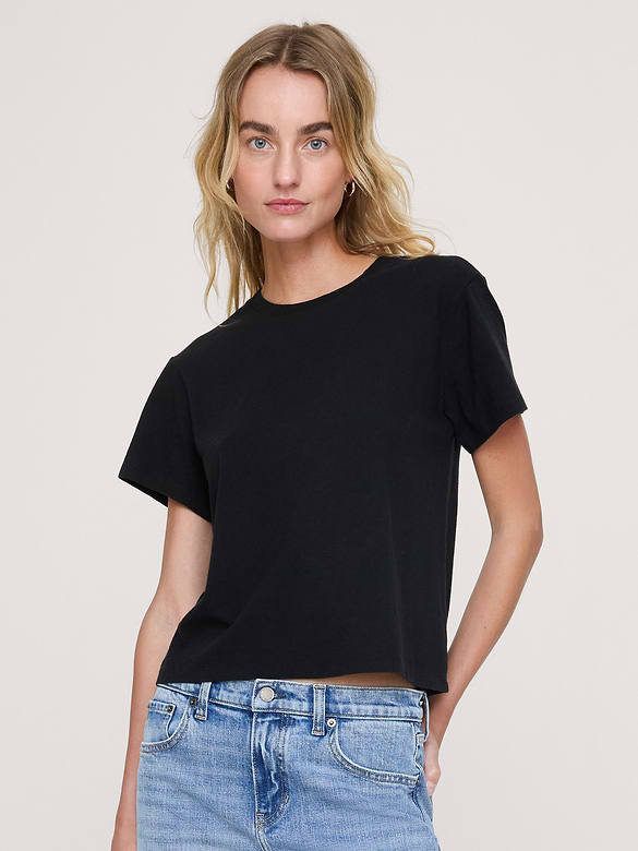 Cotton Slub Crew-Neck T-Shirt