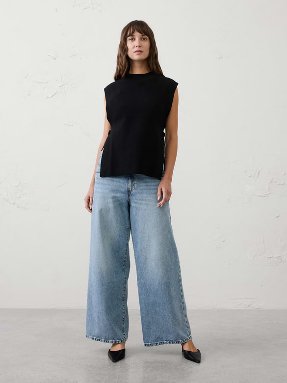 Side-Tie Sweater Poncho