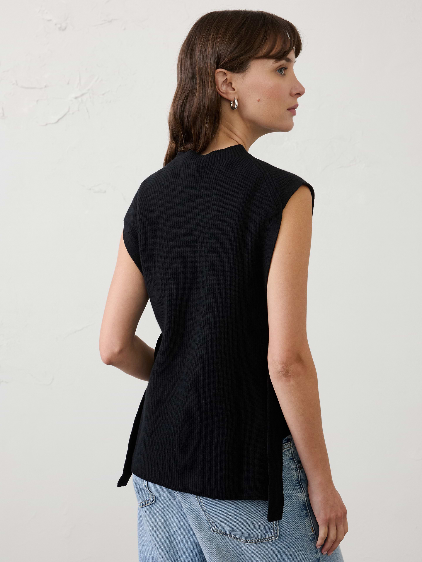 Image number 2 showing, Side-Tie Sweater Poncho