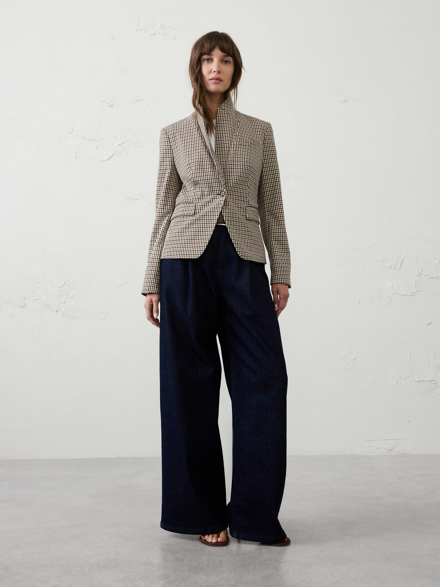 Image number 1 showing, Sculpted Stretch Classic Blazer