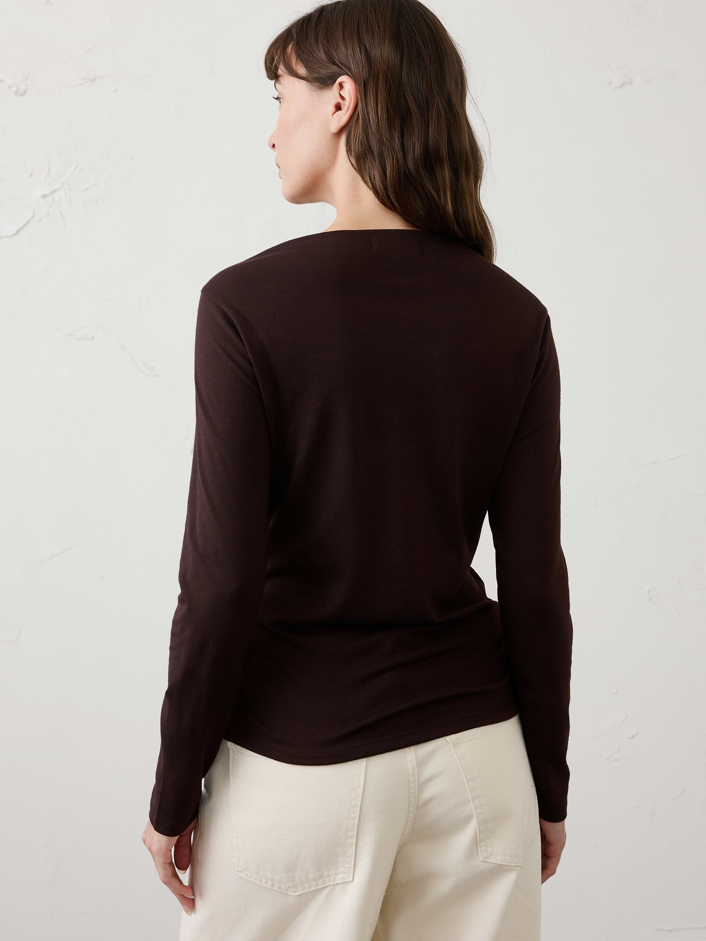Image number 2 showing, Jersey Straight-Neck T-Shirt