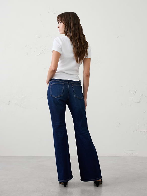 Bootcut Mid-Rise Slim Jean