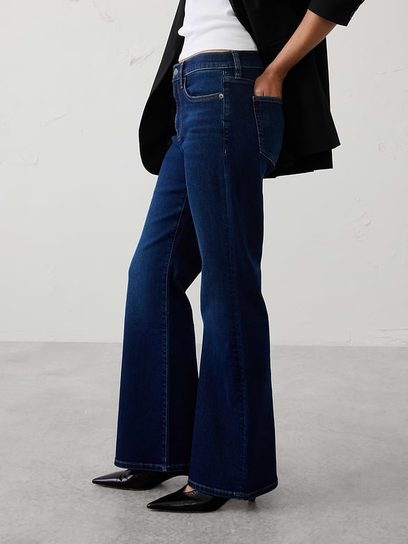 Bootcut Mid-Rise Slim Jean