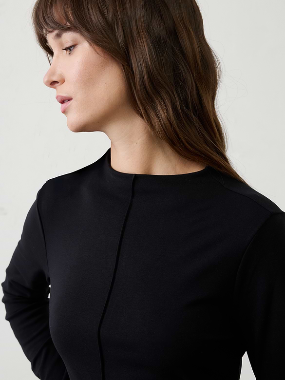 Cozy Ribbed Knit Midi Dress