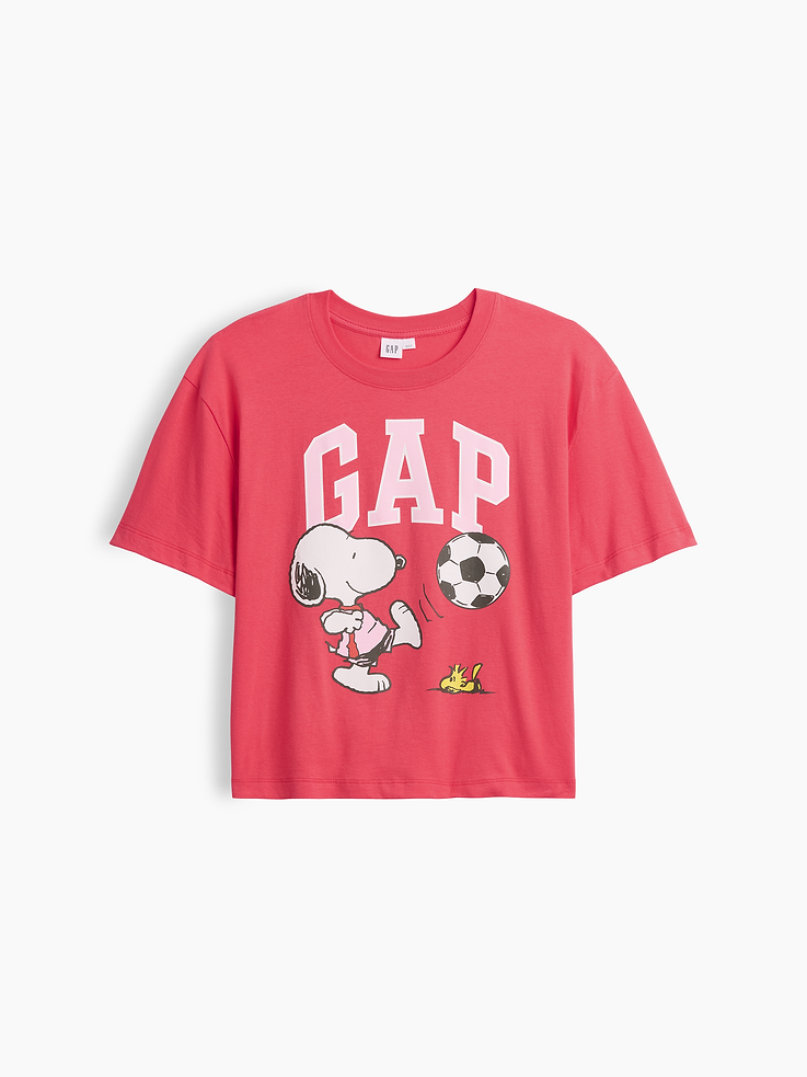 Image number 5 showing, Peanuts Relaxed Logo T-Shirt