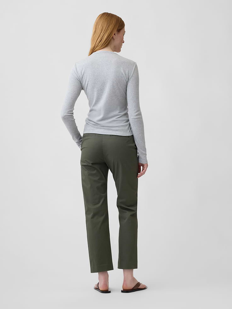 Image number 4 showing, Mid Rise Downtown Khakis