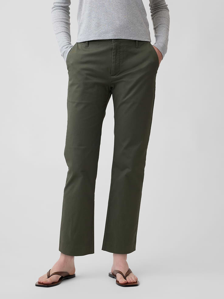 Image number 2 showing, Mid Rise Downtown Khakis