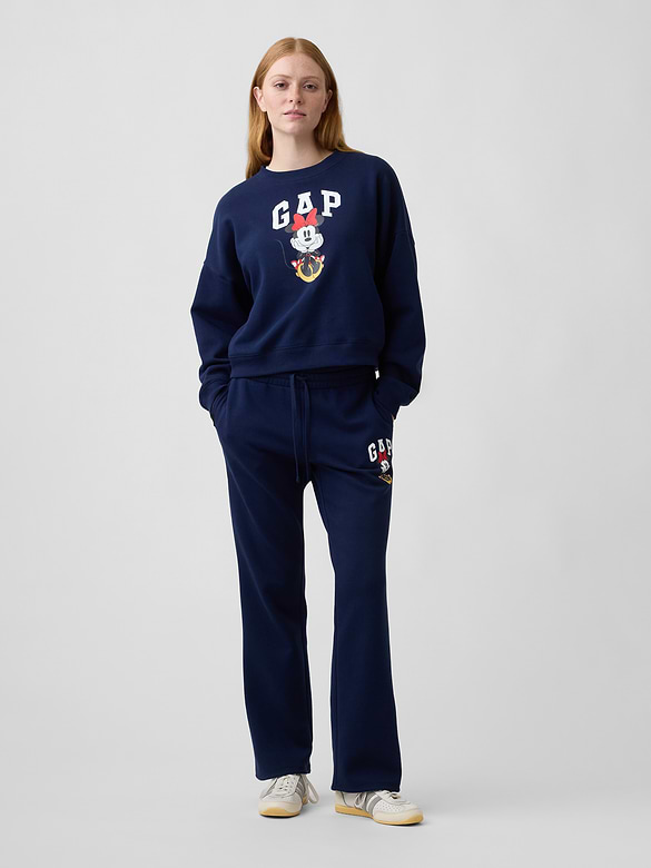 Gap × Disney Minnie Mouse Relaxed Wedge Logo Sweatshirt