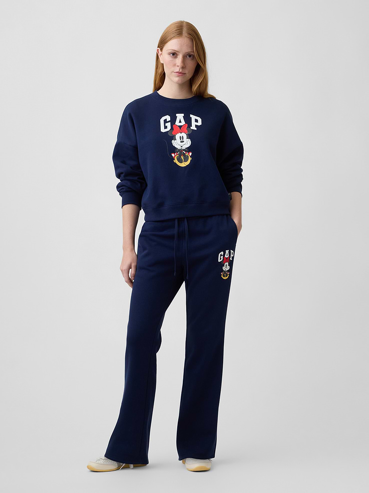 Image number 1 showing, Gap × Disney Minnie Mouse Straight-Leg Sweatpants
