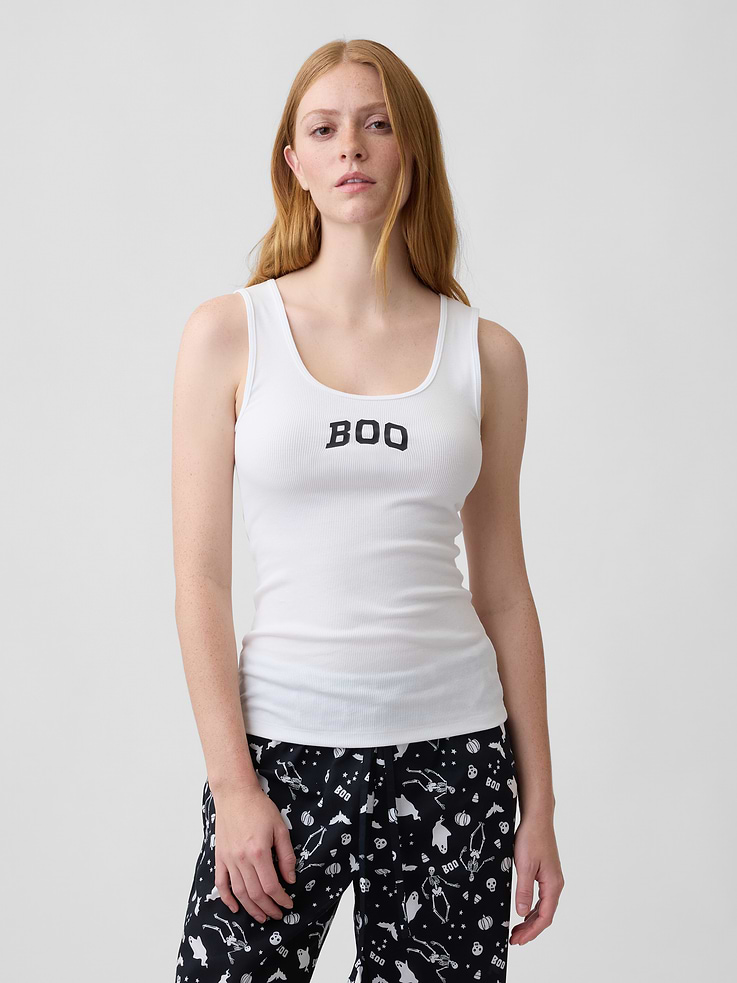 Image number 1 showing, Gap Logo Ribbed Tank Top