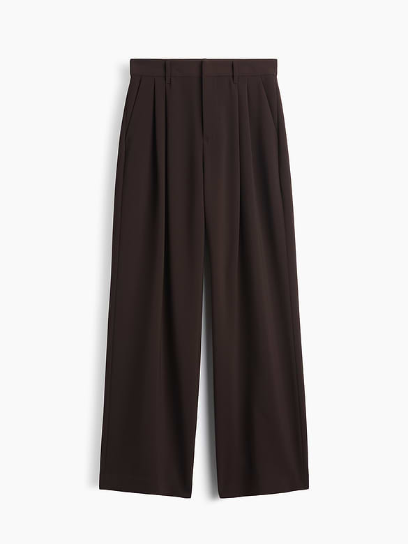 Curvy 365 High Rise Pleated Trousers