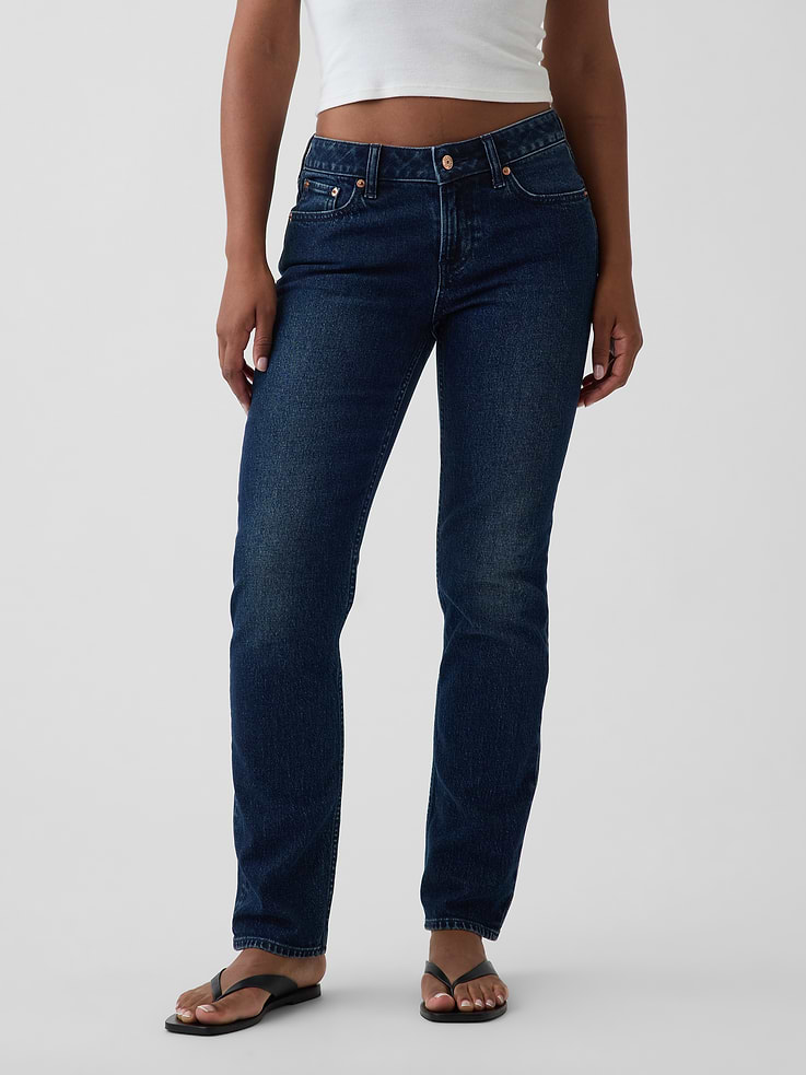 Image number 2 showing, Curvy Low Rise '90s Slim Straight Jeans