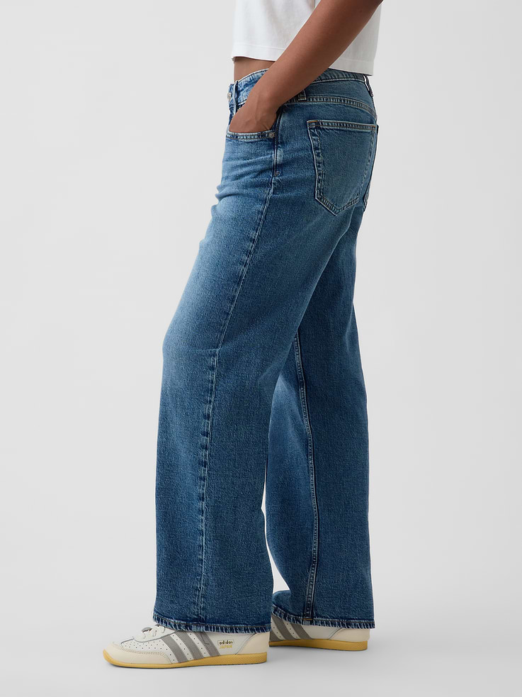Image number 3 showing, Curvy Low Rise '90s Loose Jeans