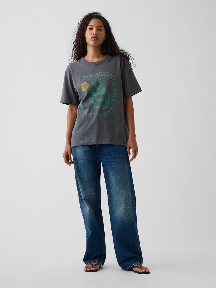 Image number 6 showing, Heavyweight Relaxed Graphic T-Shirt
