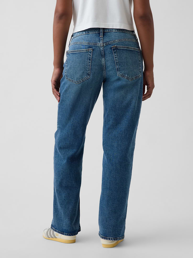 Image number 4 showing, Curvy Low Rise '90s Loose Jeans