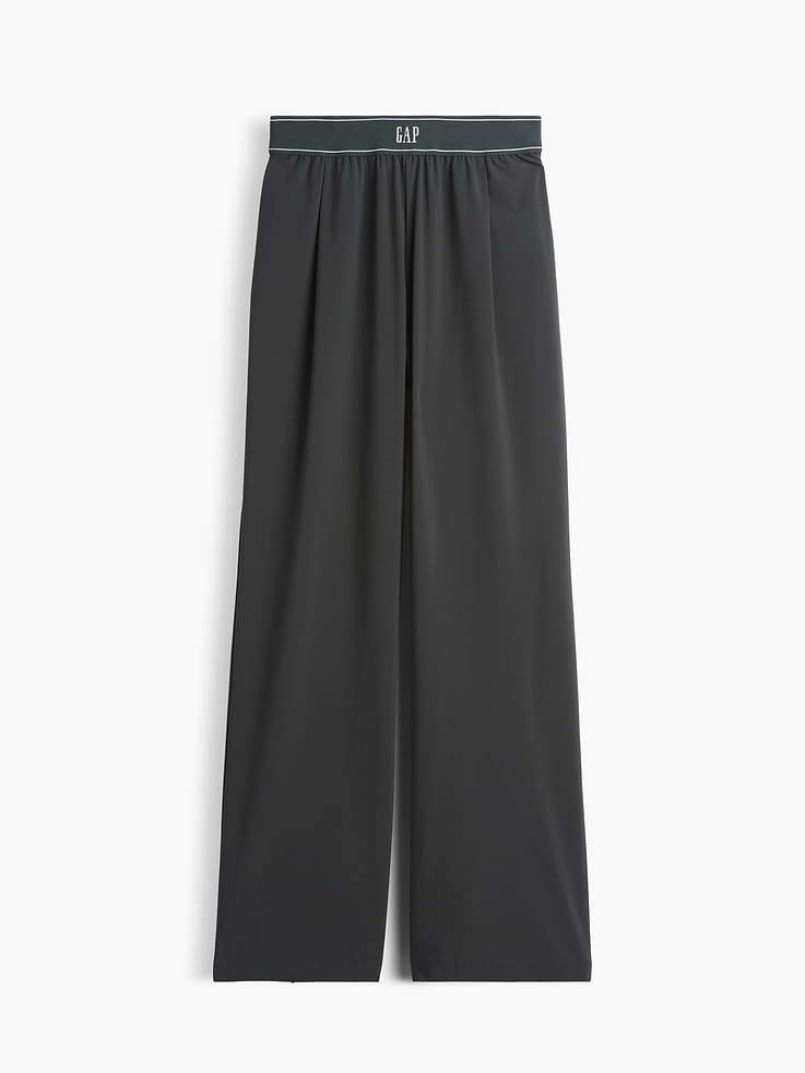 Image number 7 showing, GapFit Pleated Easy Logo Pants