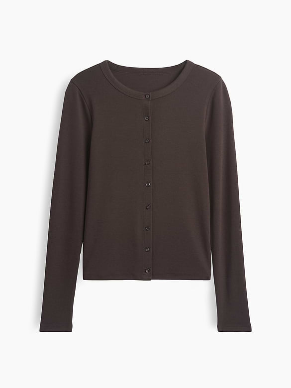 Modern Crewneck Cardigan
