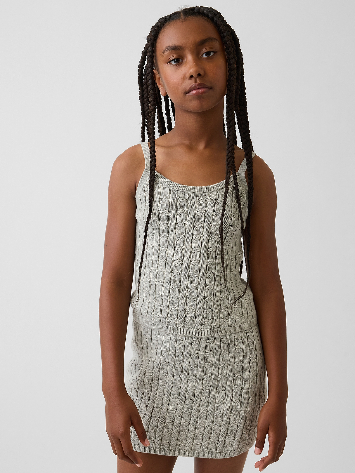 Kids 100% Cotton Cable-Knit Sweater Cami | Gap