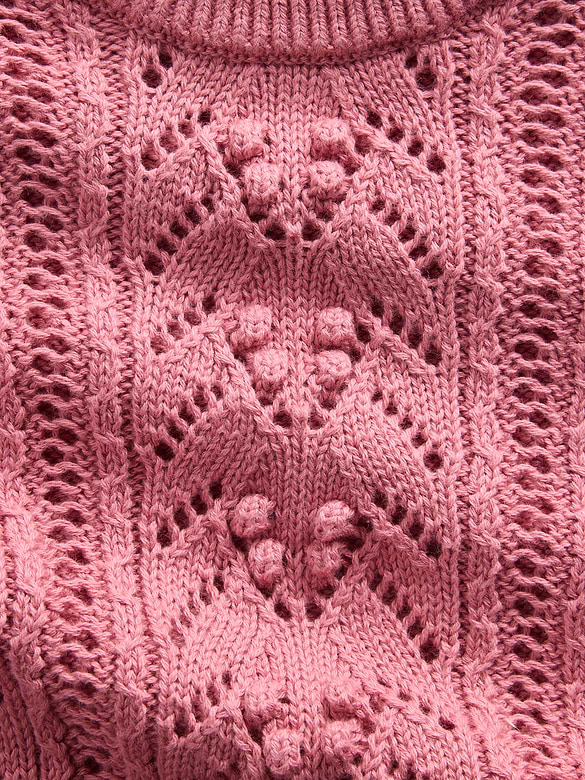 Baby & Toddler Textured Crewneck Sweater