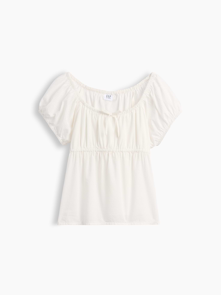Image number 2 showing, Kids Puff-Sleeve Top