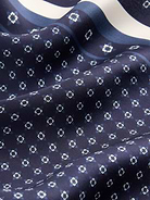 Image number 4 showing, 100% Silk Oversized Triangle Bandana Scarf