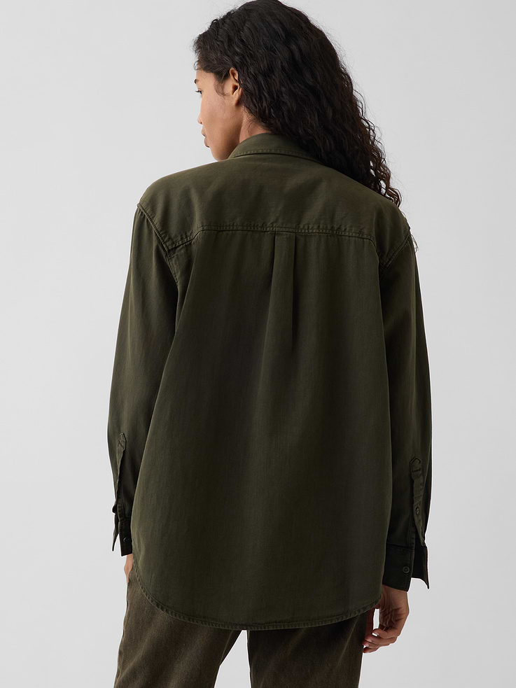 Image number 3 showing, Denim Big Shirt