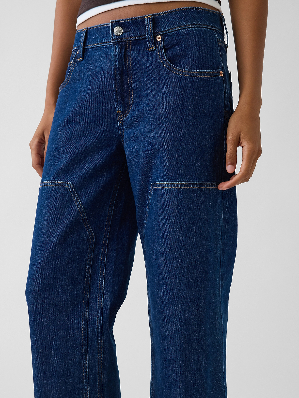 Low Rise Double-Knee '90s Loose Jeans | Gap