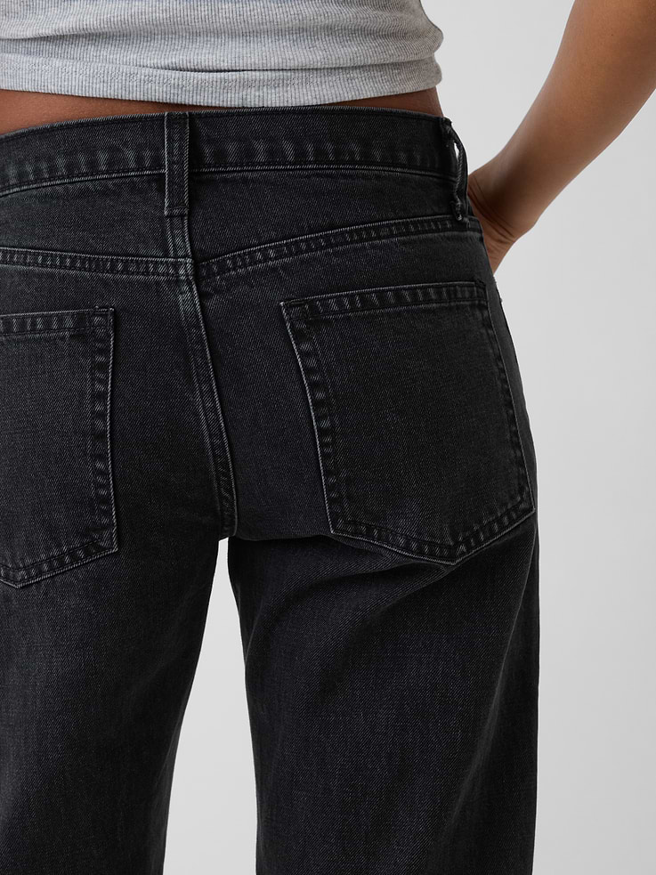 Image number 5 showing, Mid Rise Straight Taper Jeans