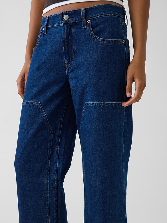 Low Rise Double-Knee '90s Loose Jeans