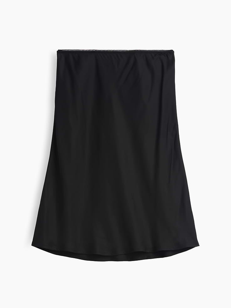 Image number 5 showing, Satin Bias-Cut Skirt