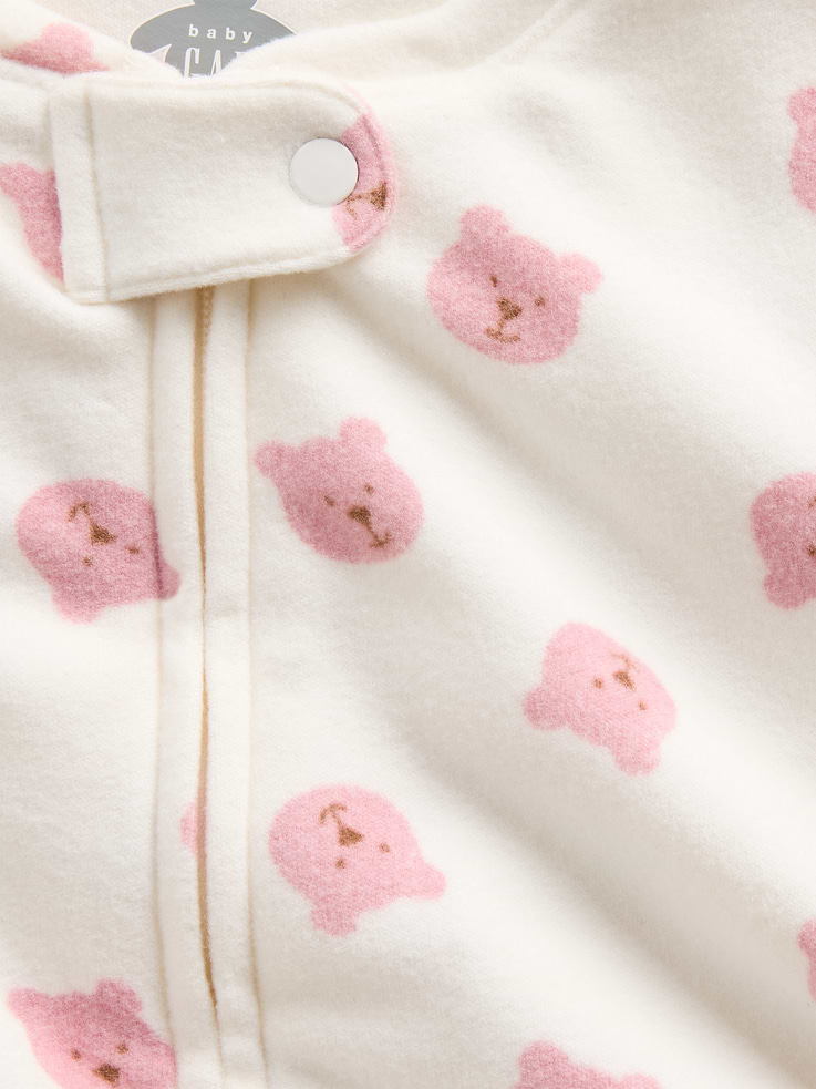 Image number 3 showing, Baby Softspun Footed One-Piece