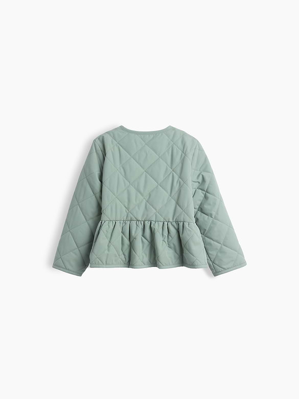 Baby & Toddler Quilted Peplum Jacket