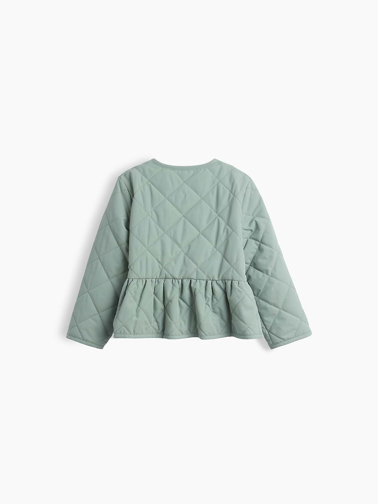 Image number 2 showing, Baby & Toddler Quilted Peplum Jacket