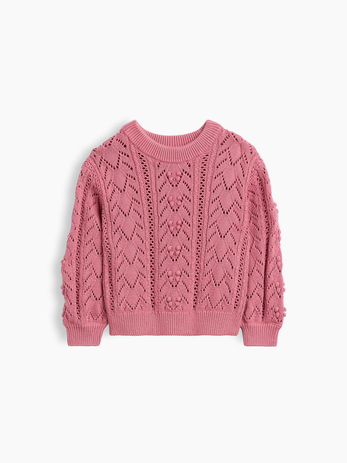 Baby & Toddler Textured Crewneck Sweater