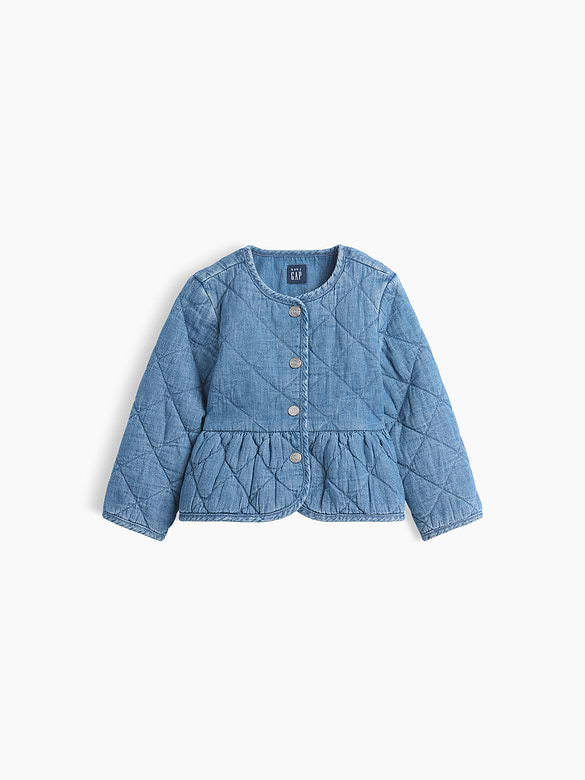 Baby & Toddler Quilted Denim Jacket