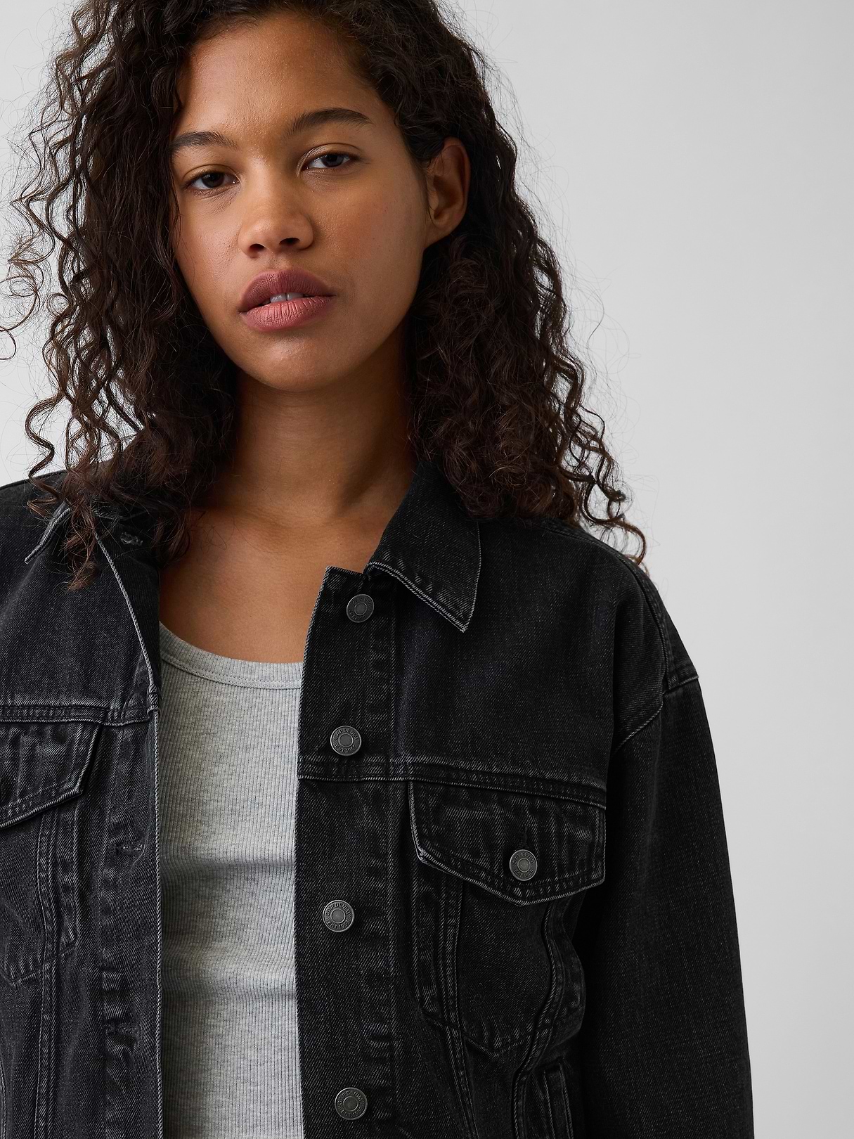 Oversized Icon Denim Jacket | Gap