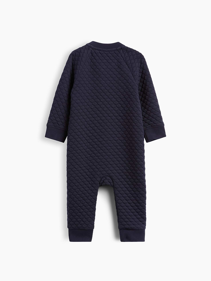Image number 2 showing, Baby Quilted Raglan One-Piece