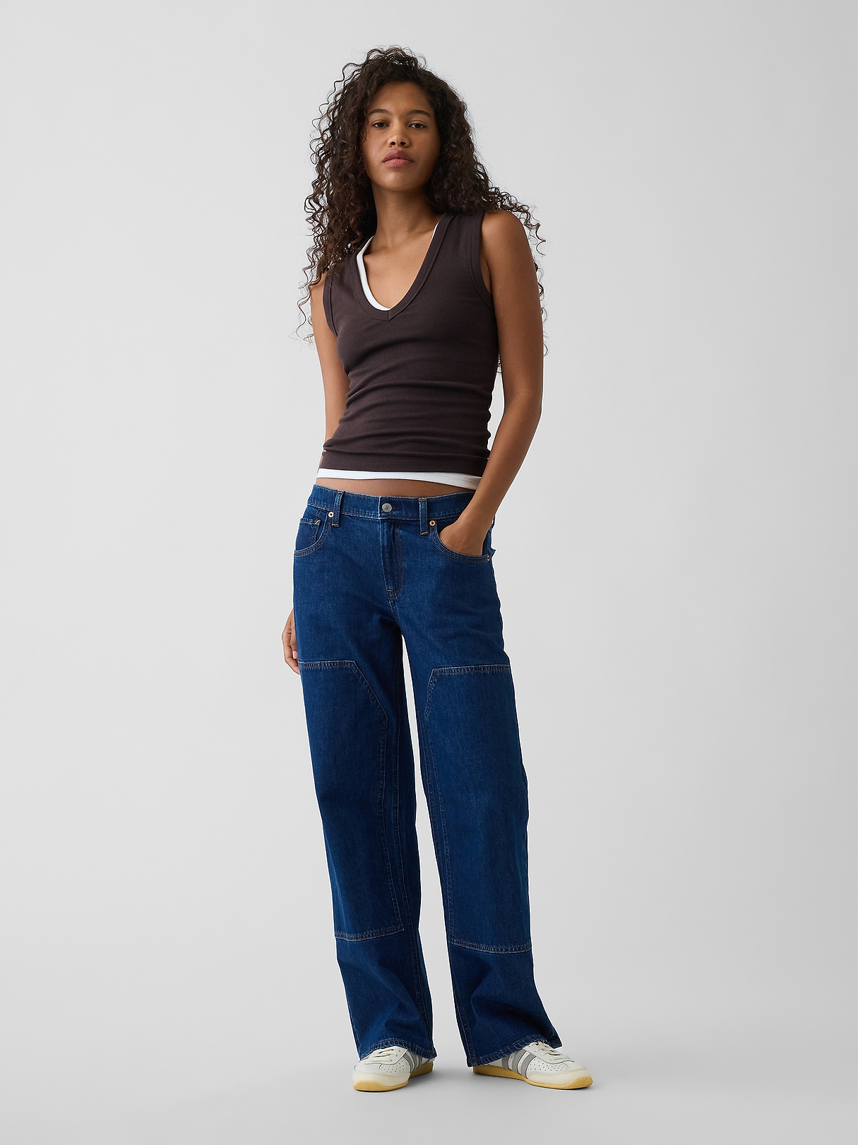 Low Rise Double-Knee '90s Loose Jeans | Gap