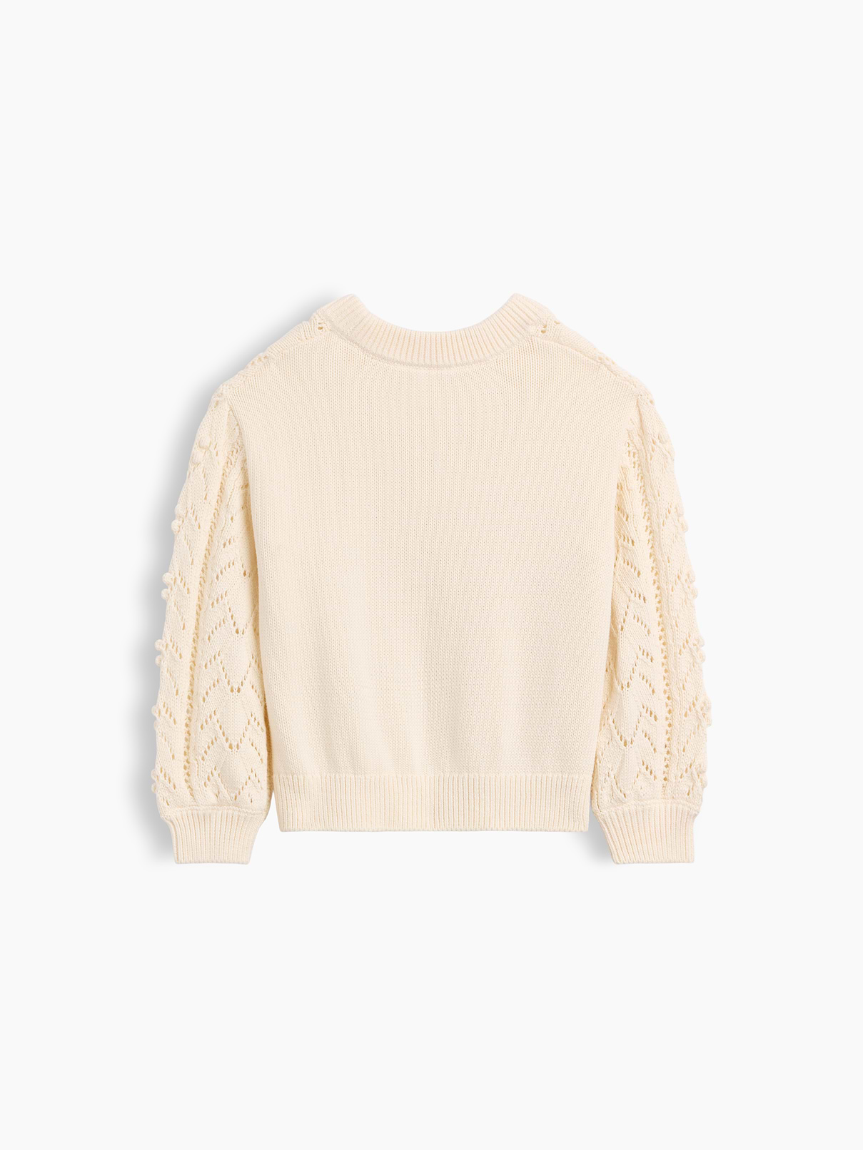 Image 2 of 3, Baby & Toddler Textured Crewneck Sweater