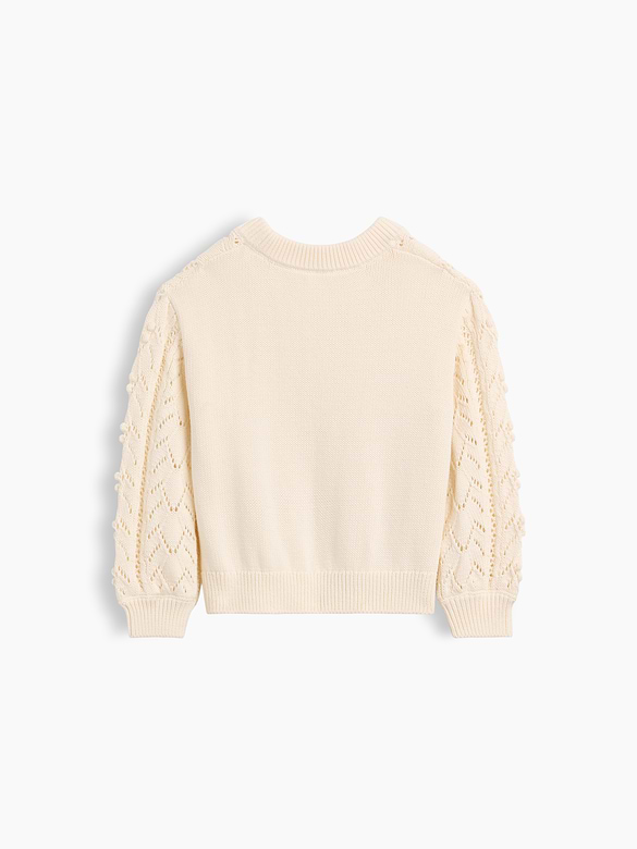 Baby & Toddler Textured Crewneck Sweater