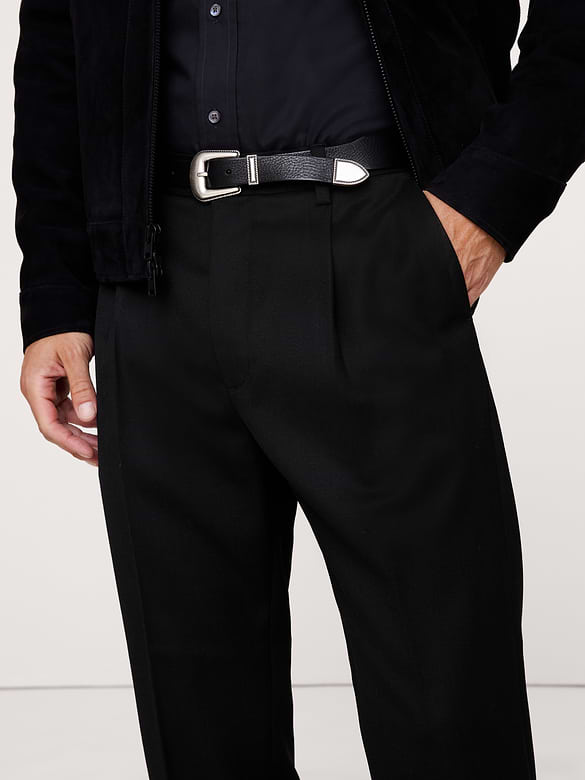 Classic Tapered Twill Dress Pant