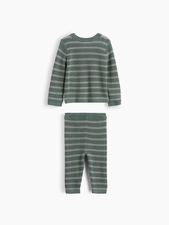 Baby Stripe Sweater Set