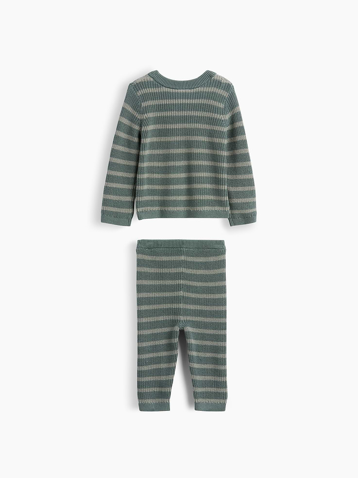 Image number 2 showing, Baby Stripe Sweater Set