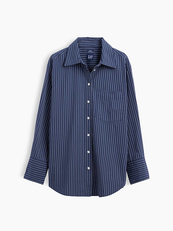 Organic Cotton Poplin Big Shirt