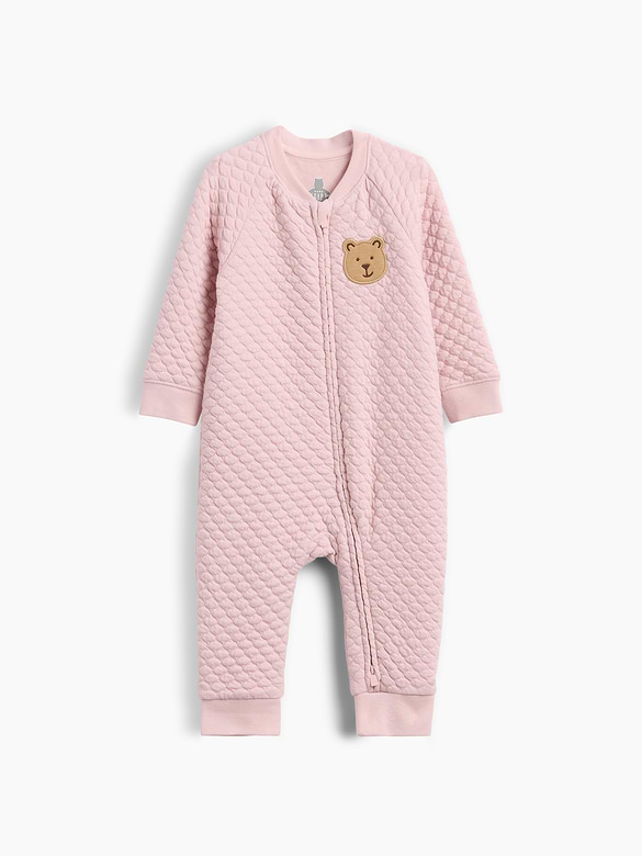 Baby Quilted Raglan One-Piece
