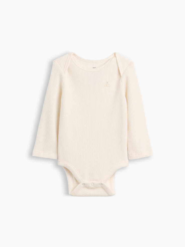 Image number 1 showing, Baby First Favorites Softspun Waffle Bodysuit