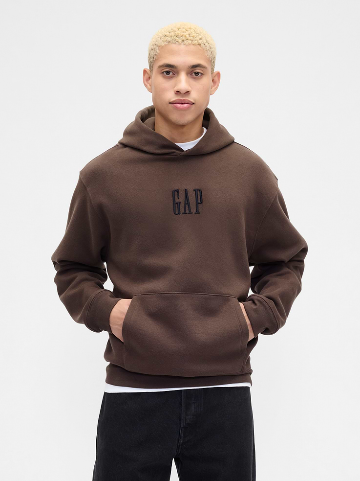 Image number 1 showing, Adult Vintage Soft Oversized Gap Mini-Logo Hoodie